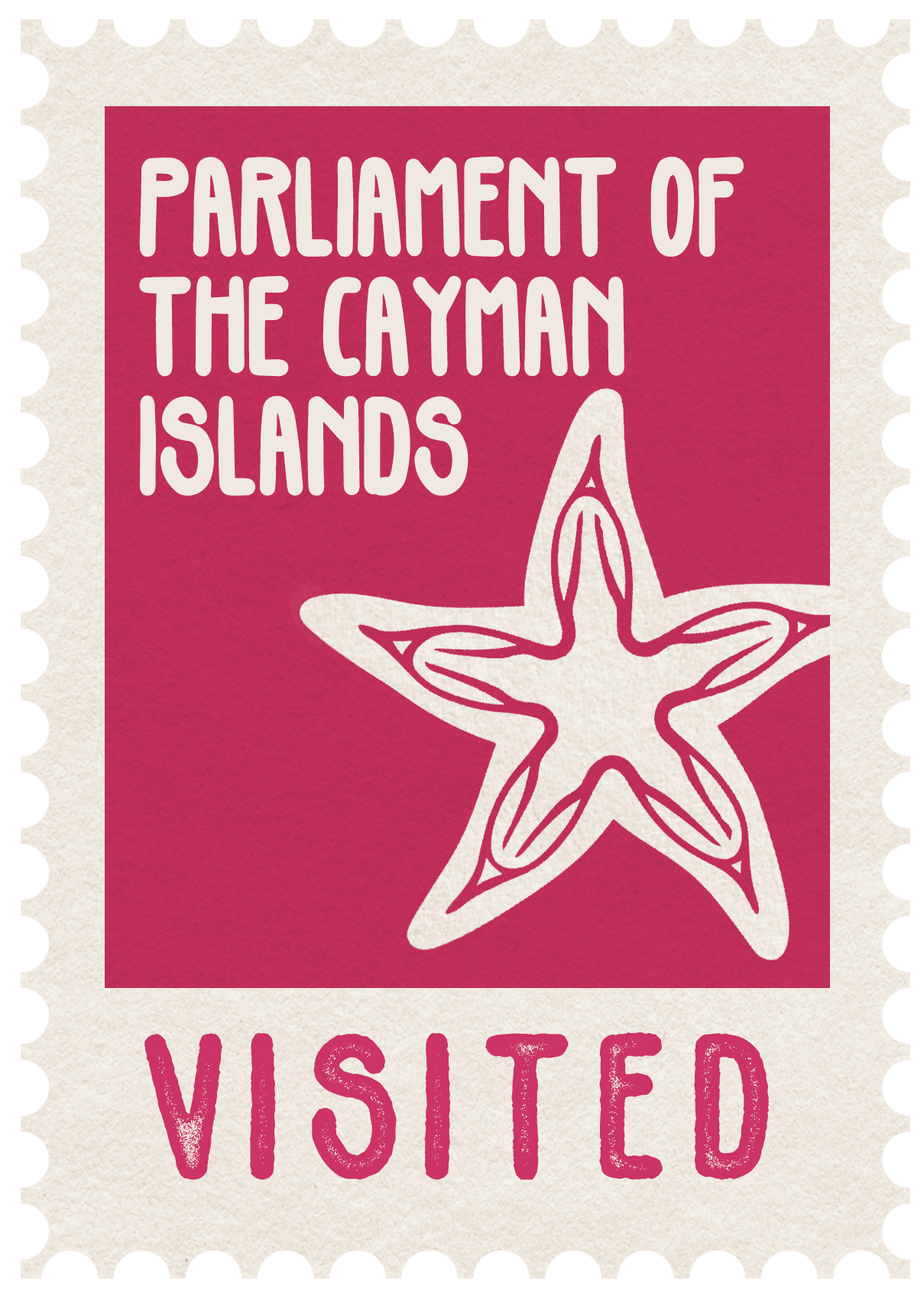 Sticker - Parliament of the Cayman Islands
